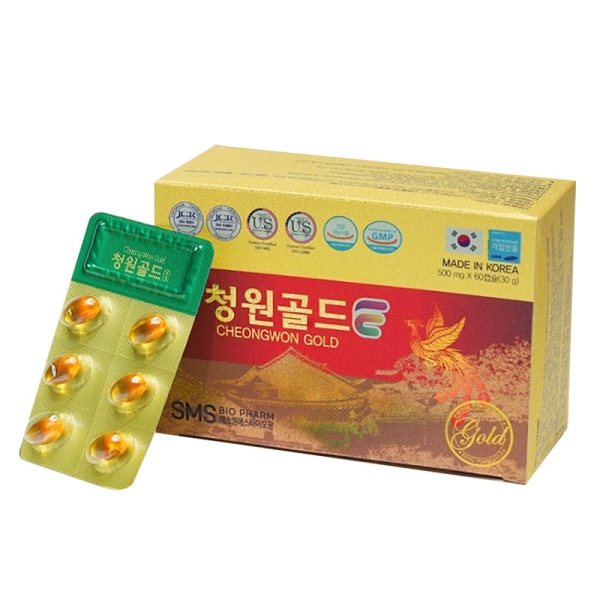 Tinh Dầu Thông Đỏ Chính Phủ Cheongwon Gold Samsung 120 Viên