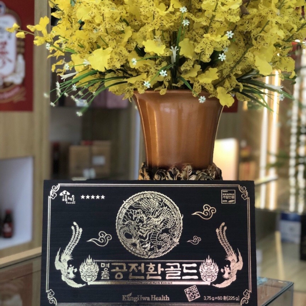 Đông Trùng Hạ Thảo 60 Viên Hộp Gỗ Đen Hàn Quốc