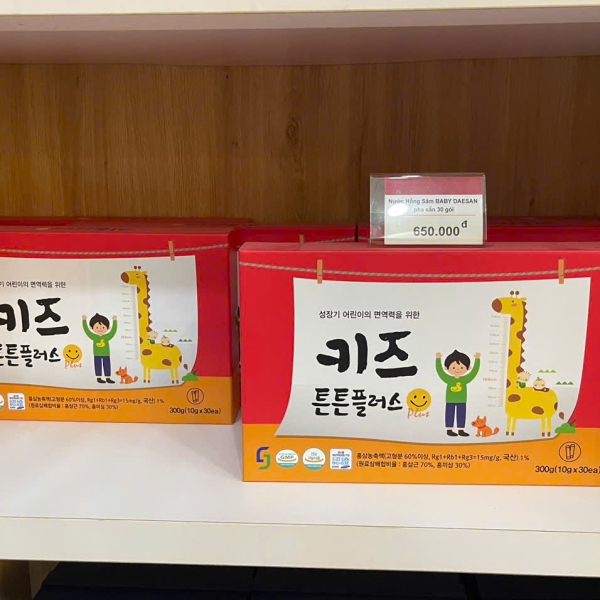 Nước hồng sâm Baby Daesan Hàn Quốc Chính Hãng Cho Bé Biếng Ăn