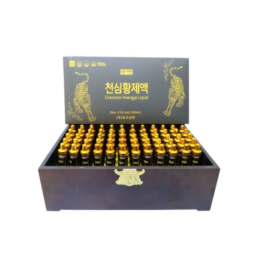 Tinh Chất Đông Trùng Hạ Thảo Cheonsim Hwangje Liquid hộp 60 tuýp 20ml chính hãng Hàn Quốc