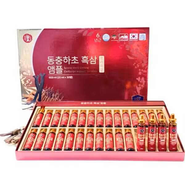Tinh chất hắc sâm đông trùng Ginseng King 30 ống x 20ml chính hãng Hàn Quốc