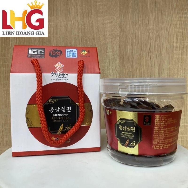 sâm lát tẩm mật ong hàn quốc