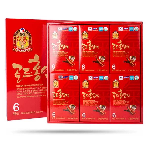 Nước Hồng Sâm Chén Dream 6 Năm Tuổi Hàn Quốc Hộp 30 Gói x 70ml