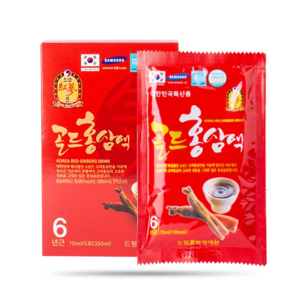 nuoc hong sam chen dream 6 nam tuoi han quoc hop 30 goi 70ml