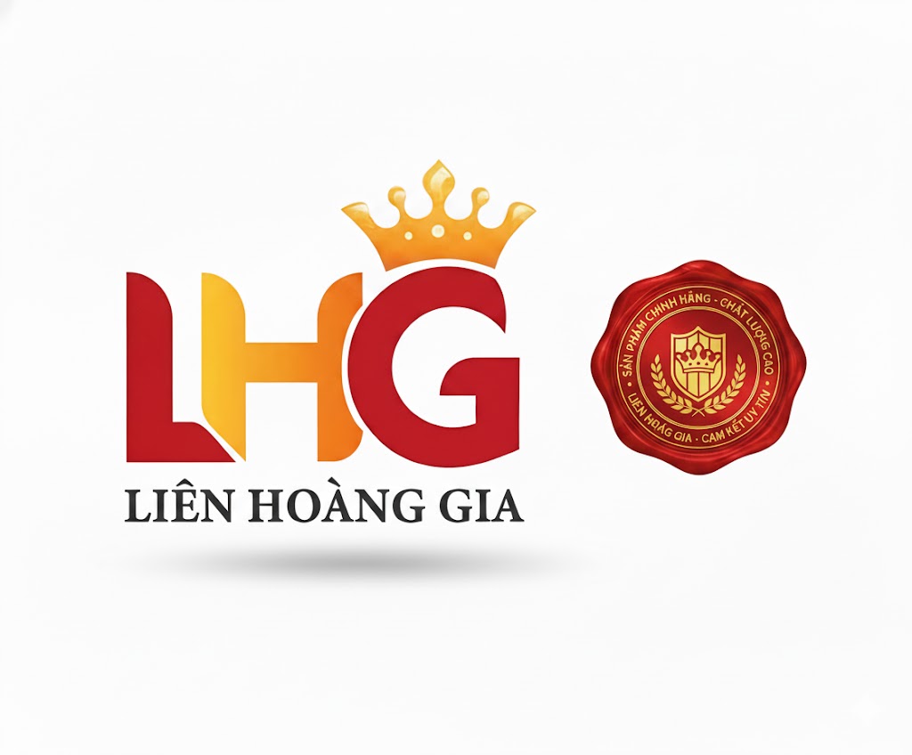 Logo Sâm Yến Liên Hoàng Gia và con dấu cam kết sản phẩm chính hãng, chất lượng cao