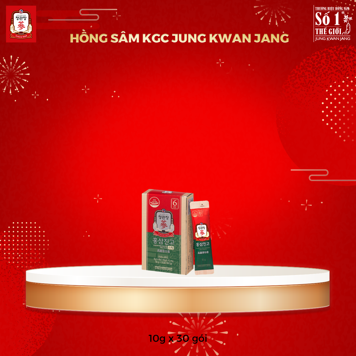 tinh chat hong sam va mat ong kgc mild paste 10g x 30 goi