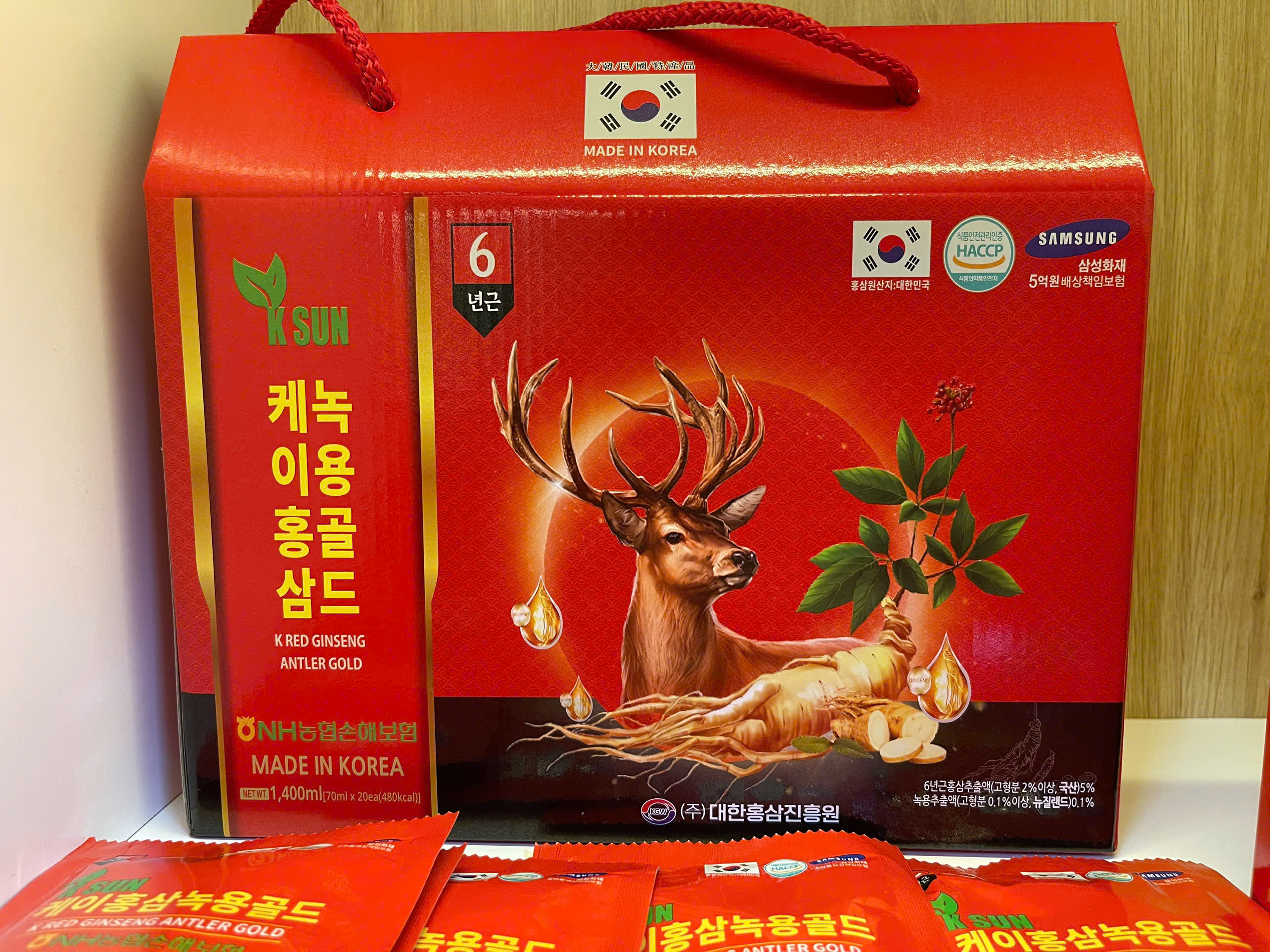 nước hồng sâm nhung hươu ksun