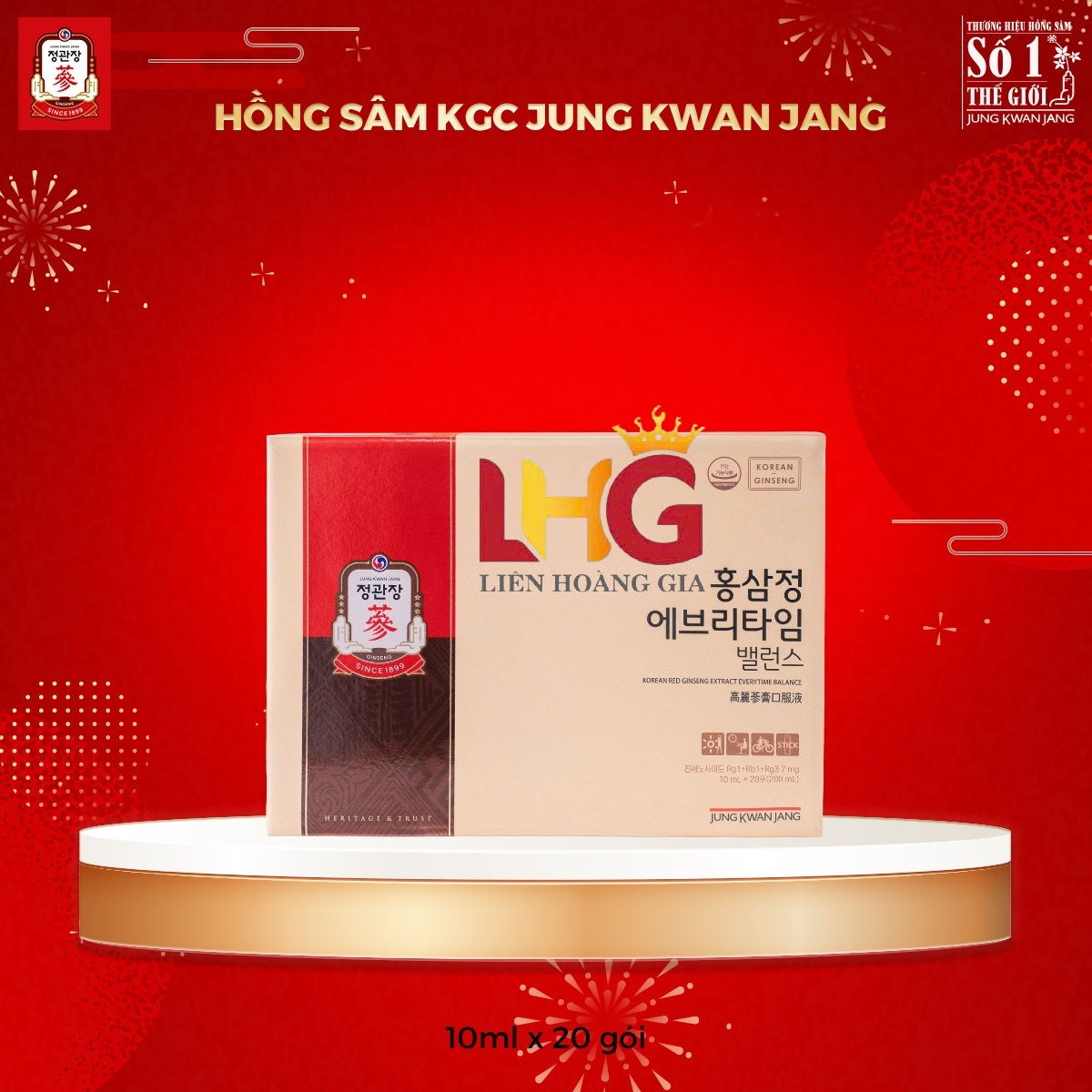 tinh chat hong sam pha san kgc extract everytime balance 10ml x 20 goi