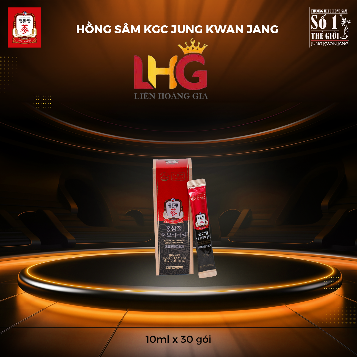 tinh chat hong sam pha san kgc extract everytime balance 10ml x 30 goi
