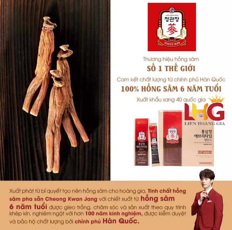 tinh chat hong sam pha san kgc extract everytime balance 10ml x 30 goi