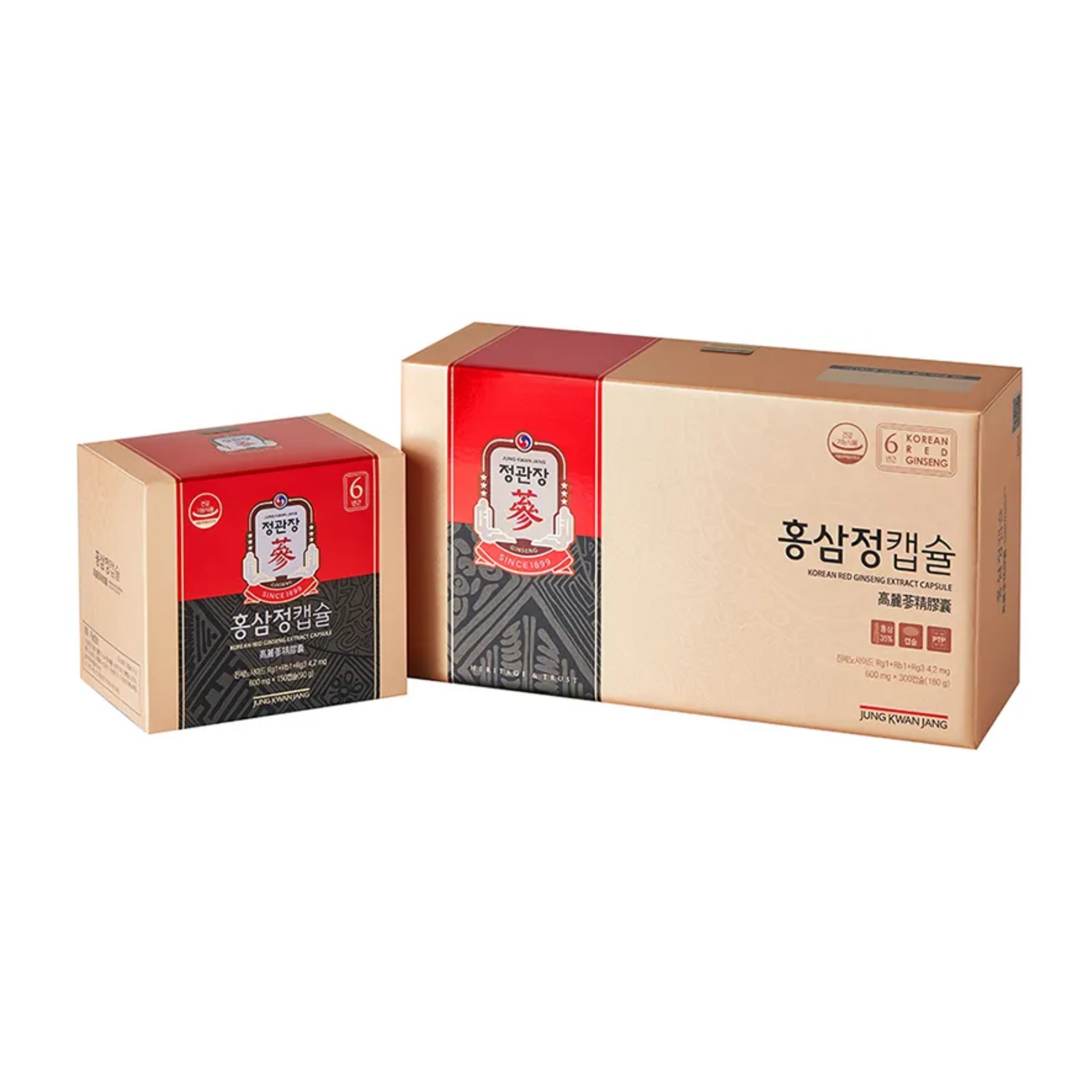 Tổng quan hộp viên cao hồng sâm KGC Extract Capsule 300 viên chính hãng