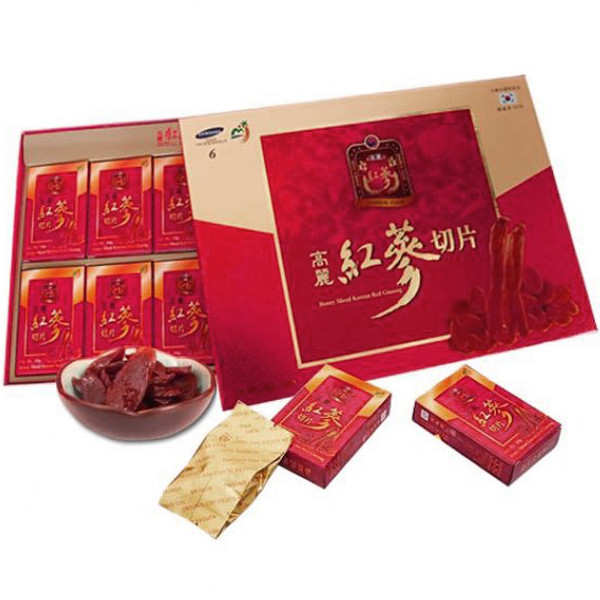 Hộp Hồng Sâm Lát Tẩm Mật Ong Sambok 10 gói