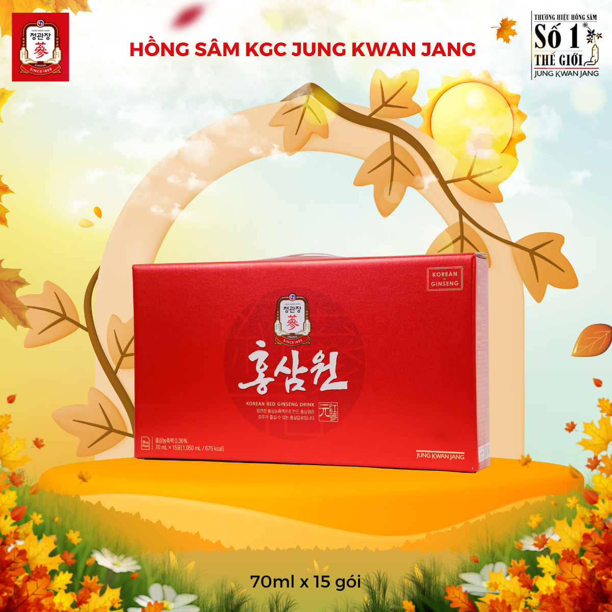 nuoc hong sam won 70ml x 15 goi