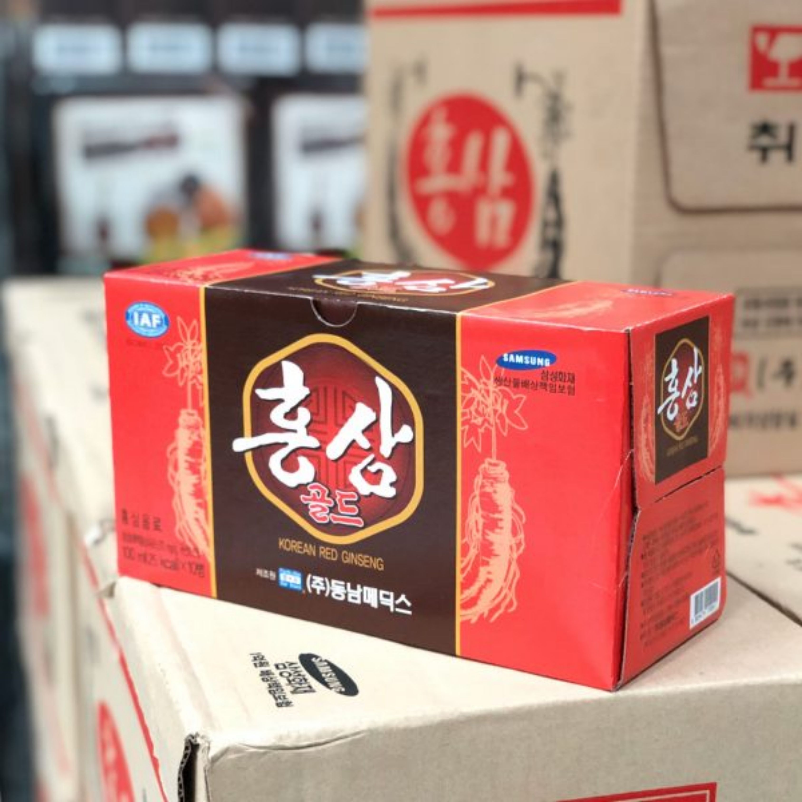 Hộp Nước Hồng Sâm IAF thích hợp làm quà biếu sức khỏe