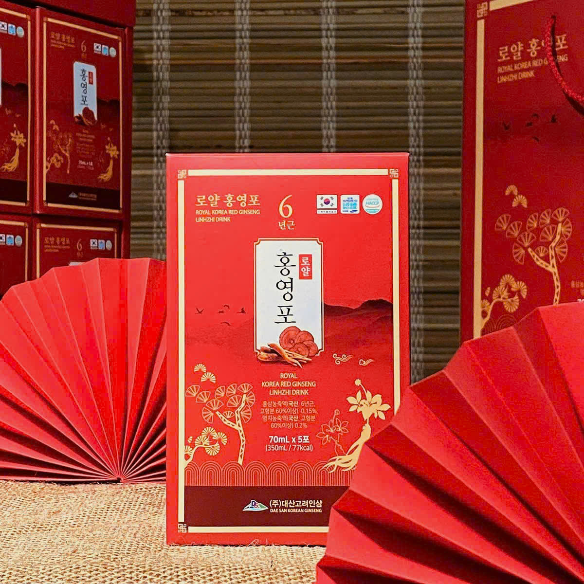 Các loại thảo dược đương quy táo tàu hoàng kỳ trong nước sâm Daesan