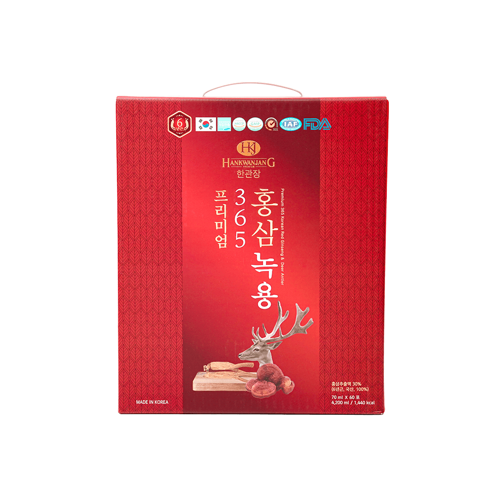 Thành phần chiết xuất hồng sâm và nhung hươu New Zealand trong sản phẩm