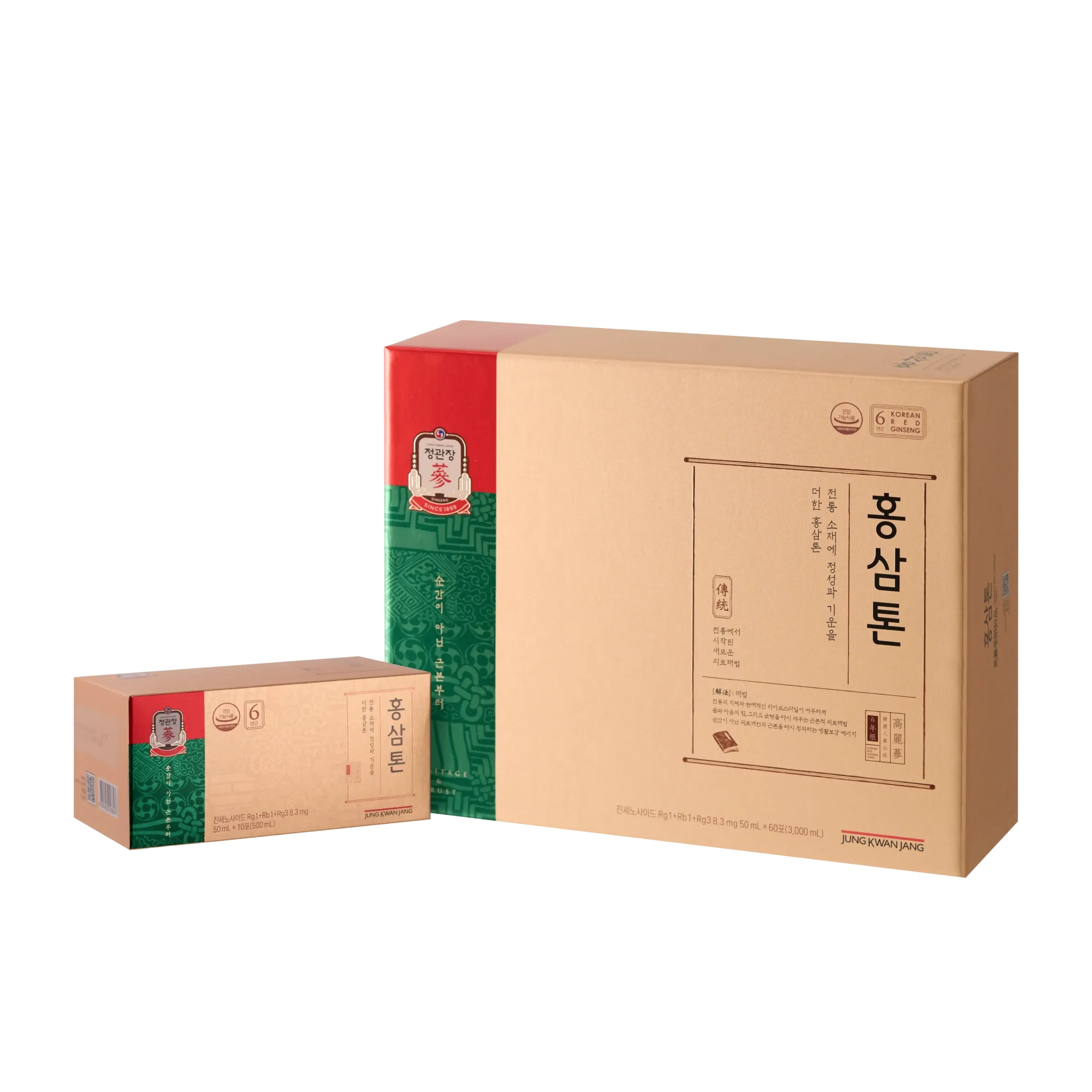 Chiết xuất hồng sâm 6 năm tuổi và 9 loại thảo dược quý trong KGC Tonic