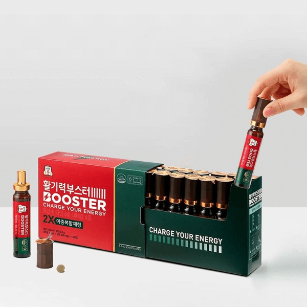 Hộp Nước Hồng Sâm KGC Vital Tonic Booster 14 ống cao cấp