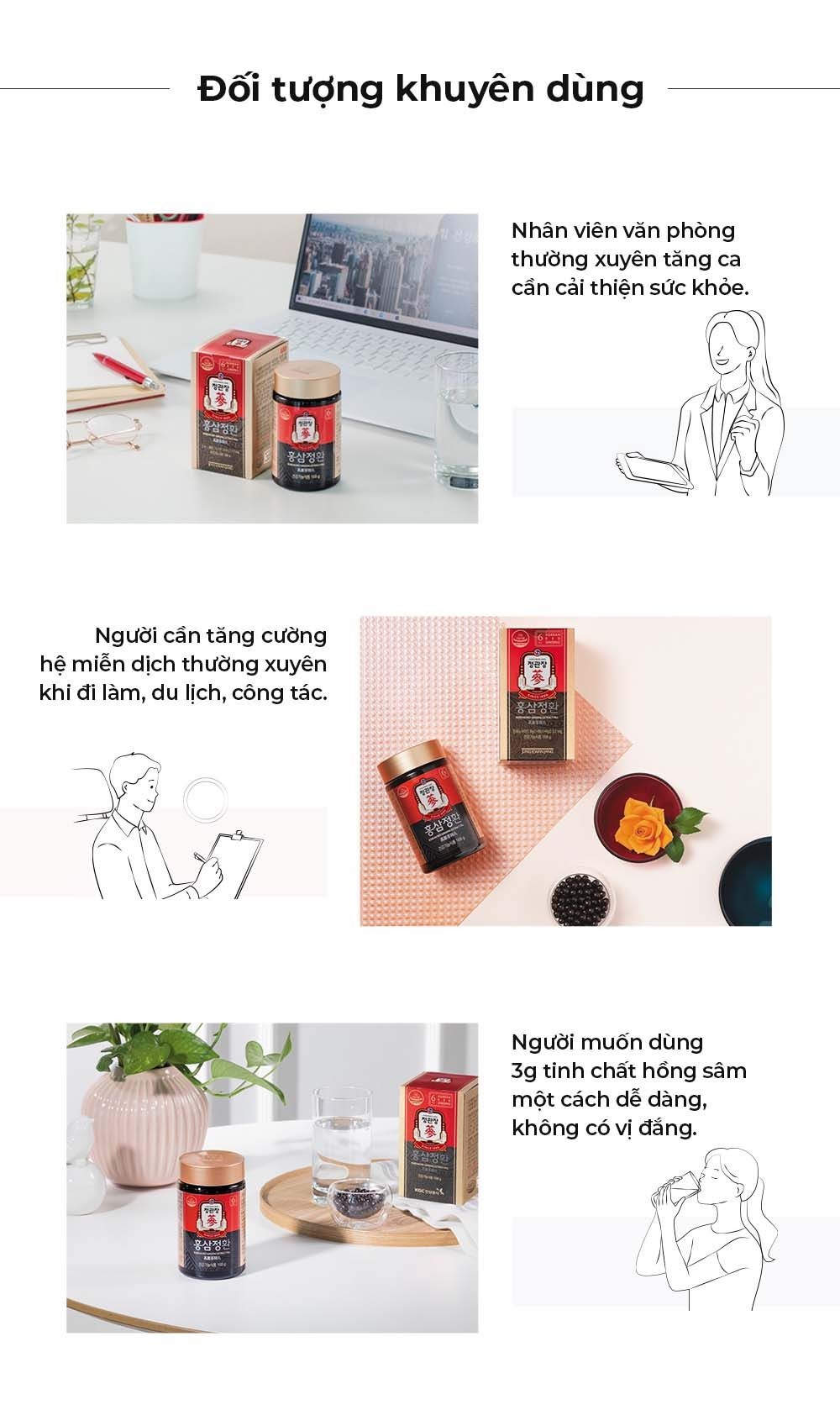 Hộp Viên tinh chất hồng sâm KGC Extract Pill 168g mẫu mới nhất