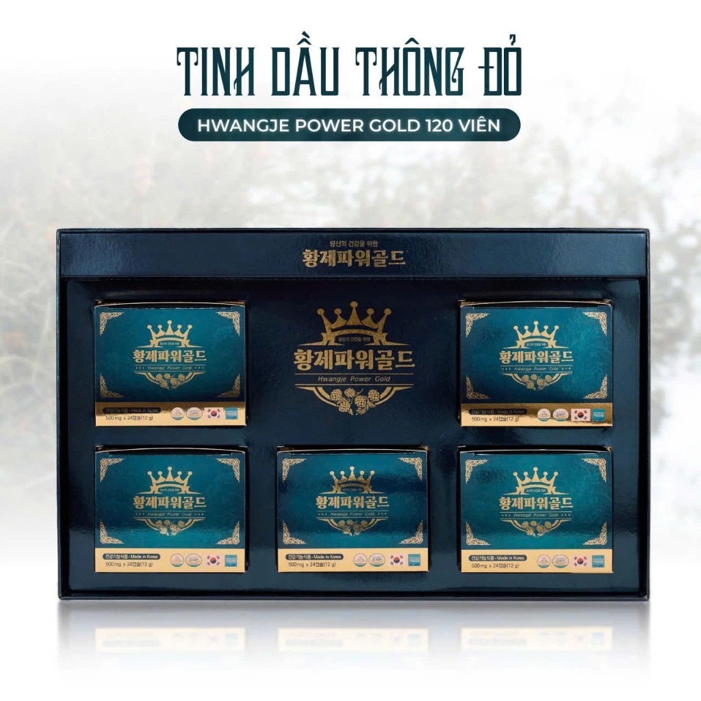 Thông tin thành phần Tinh Dầu Thông Đỏ Hwangje Power Gold