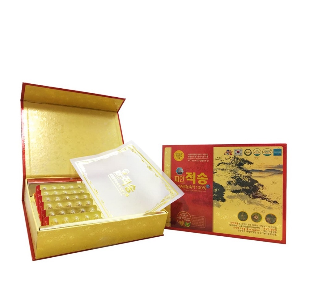 Viên tinh dầu thông đỏ Pine Jeok Song Gold Hàn Quốc chất lượng cao