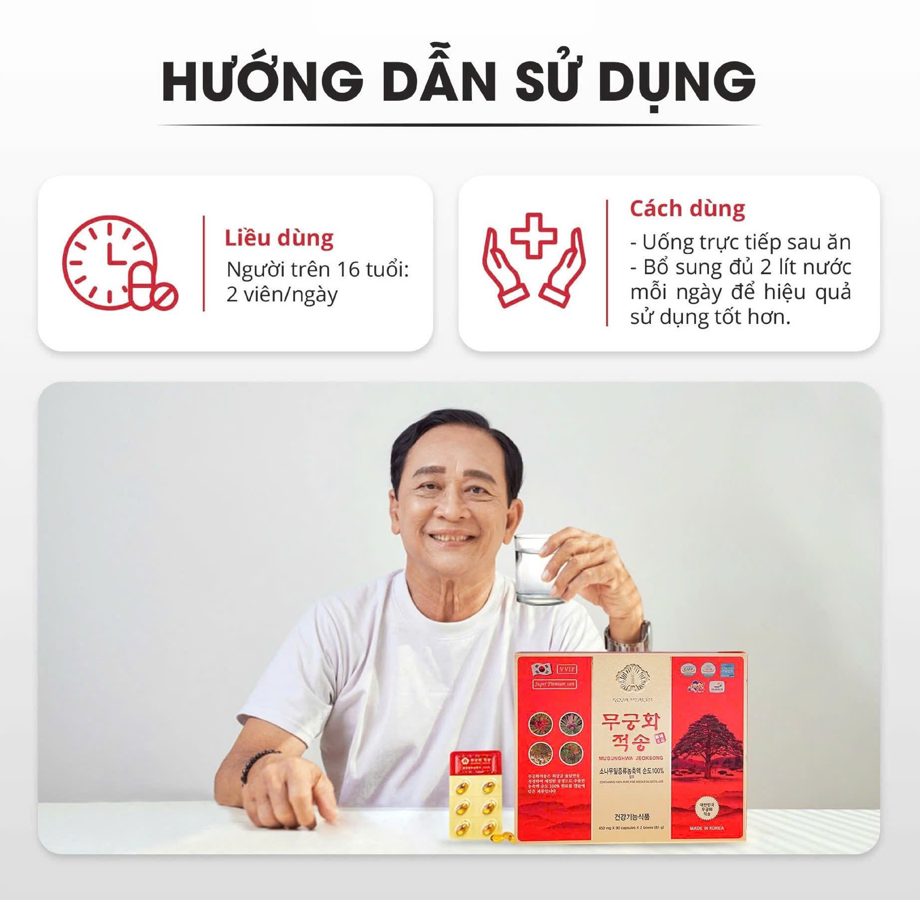 Video hướng dẫn sử dụng tinh dầu thông đỏ 180 viên đúng cách