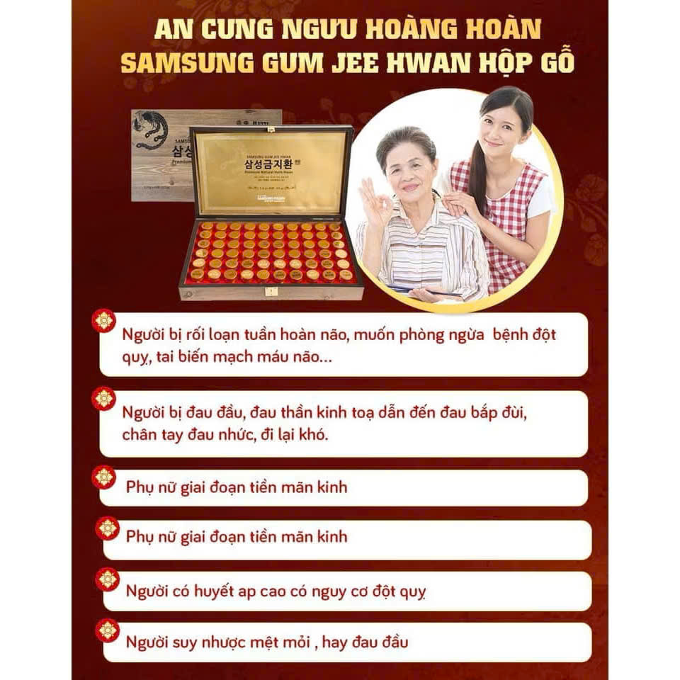 An Cung Ngưu Hoàng Hoàn chính hãng Hàn Quốc