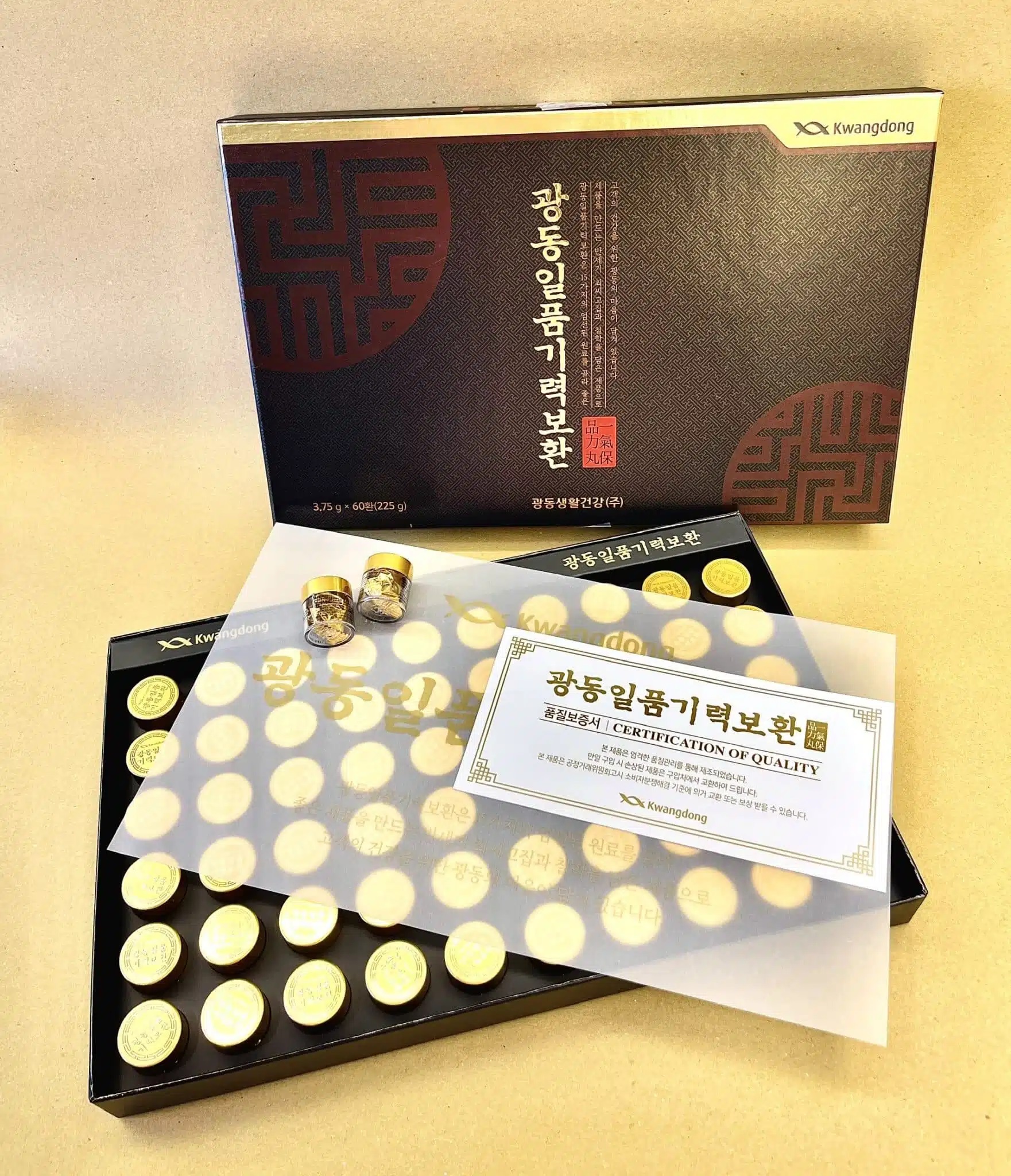 An Cung Ngưu Hoàng Hoàn Kwangdong nhập khẩu chính ngạch từ Hàn Quốc