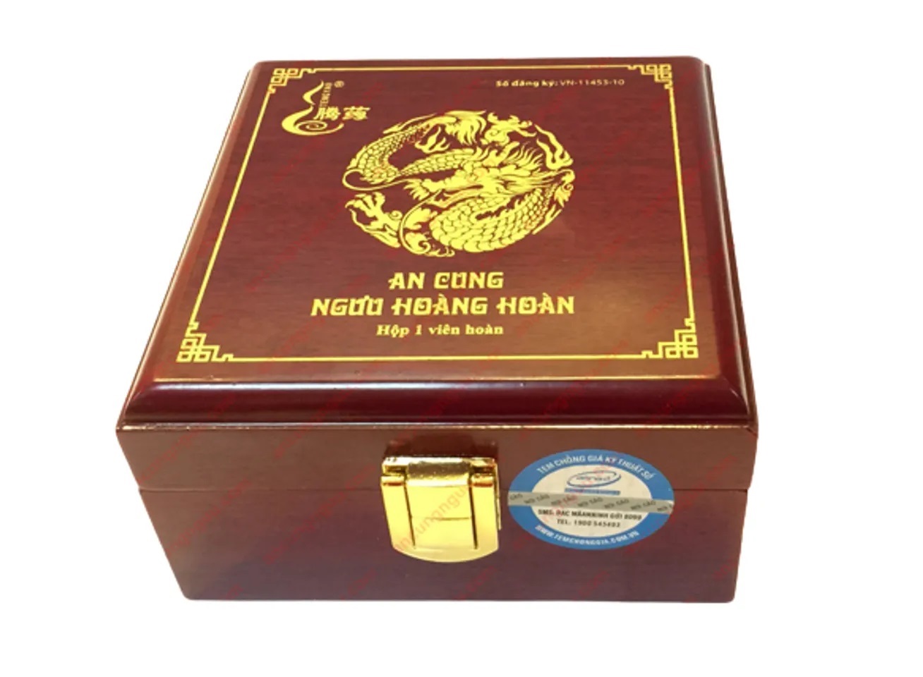 An Cung Ngưu Hoàng Hoàn Đông Á hộp gỗ chính hãng