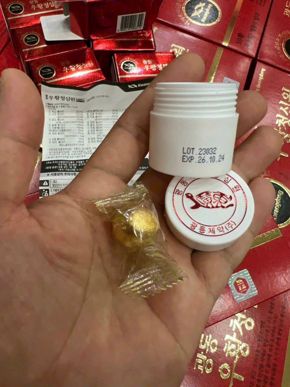 An Cung Ngưu Hoàn KWANGDONG bổ não, tăng cường tuần hoàn máu não