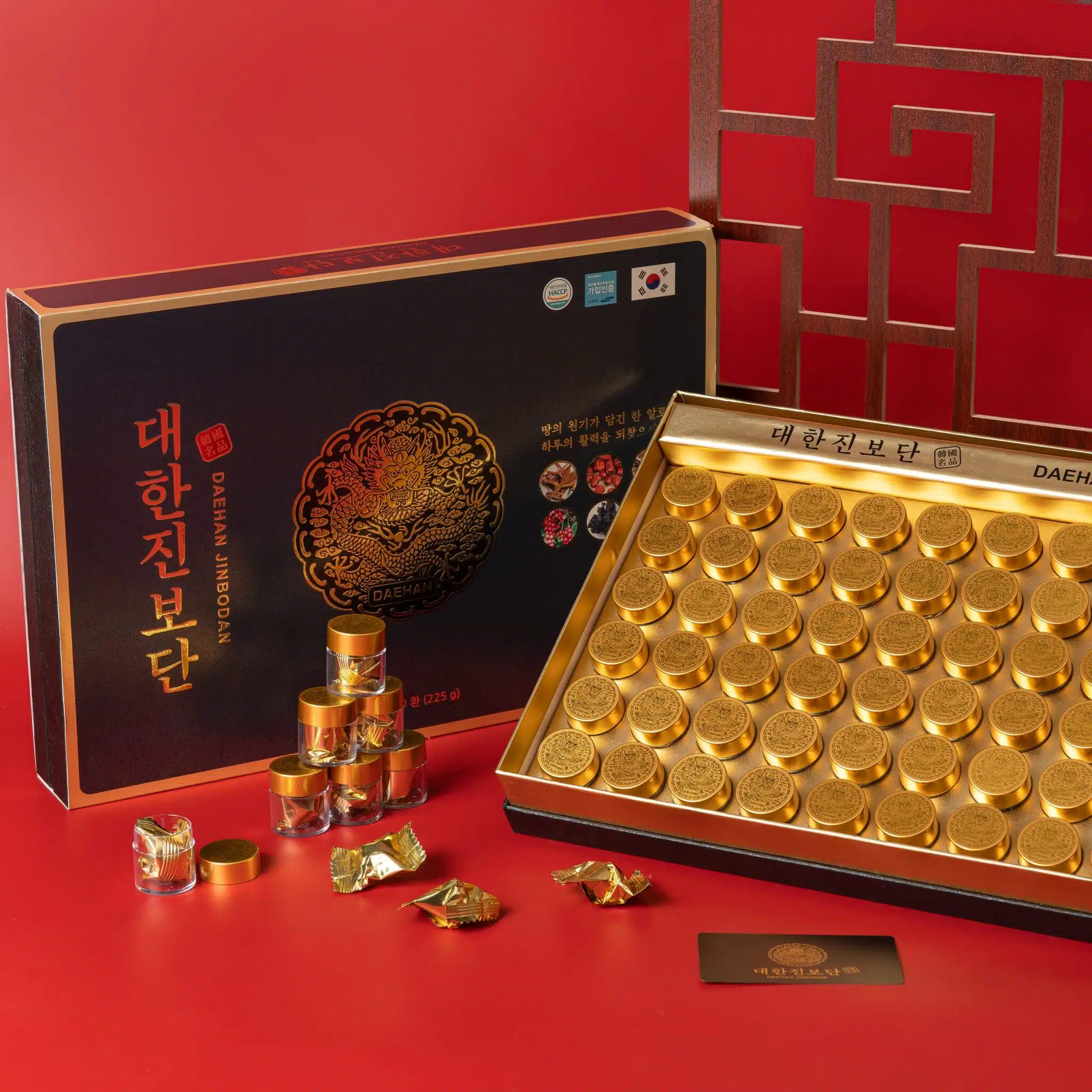 An Cung Rồng Vàng Daehan Jinbodan Hộp 60 Viên chính hãng Hàn Quốc