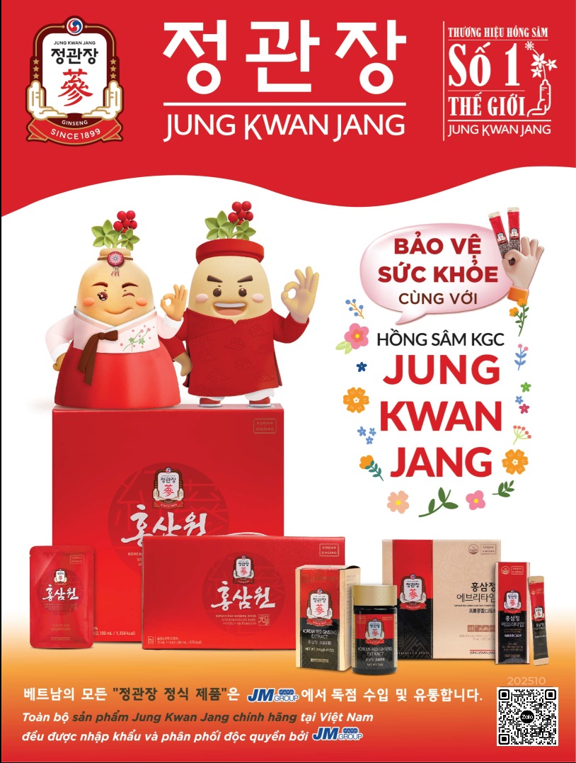 Hình ảnh cửa hàng hoặc quầy kệ bày bán Tinh Chất Hồng Sâm KGC EveryTime Balance chính hãng