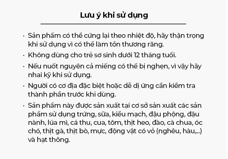 Hướng dẫn sử dụng KGC Honeyed Slices đúng liều lượng