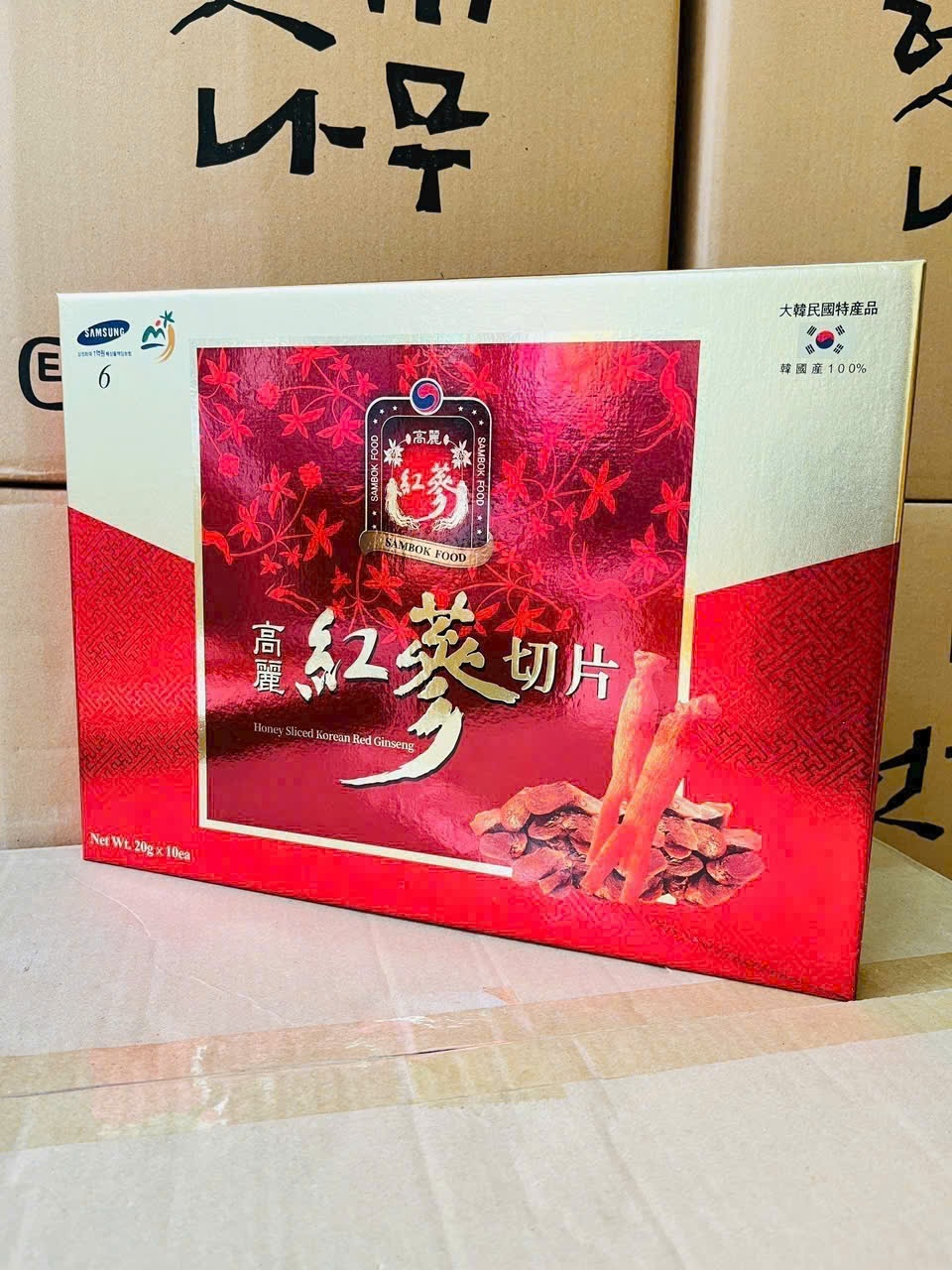 Hồng Sâm Lát cho người già, tăng miễn dịch