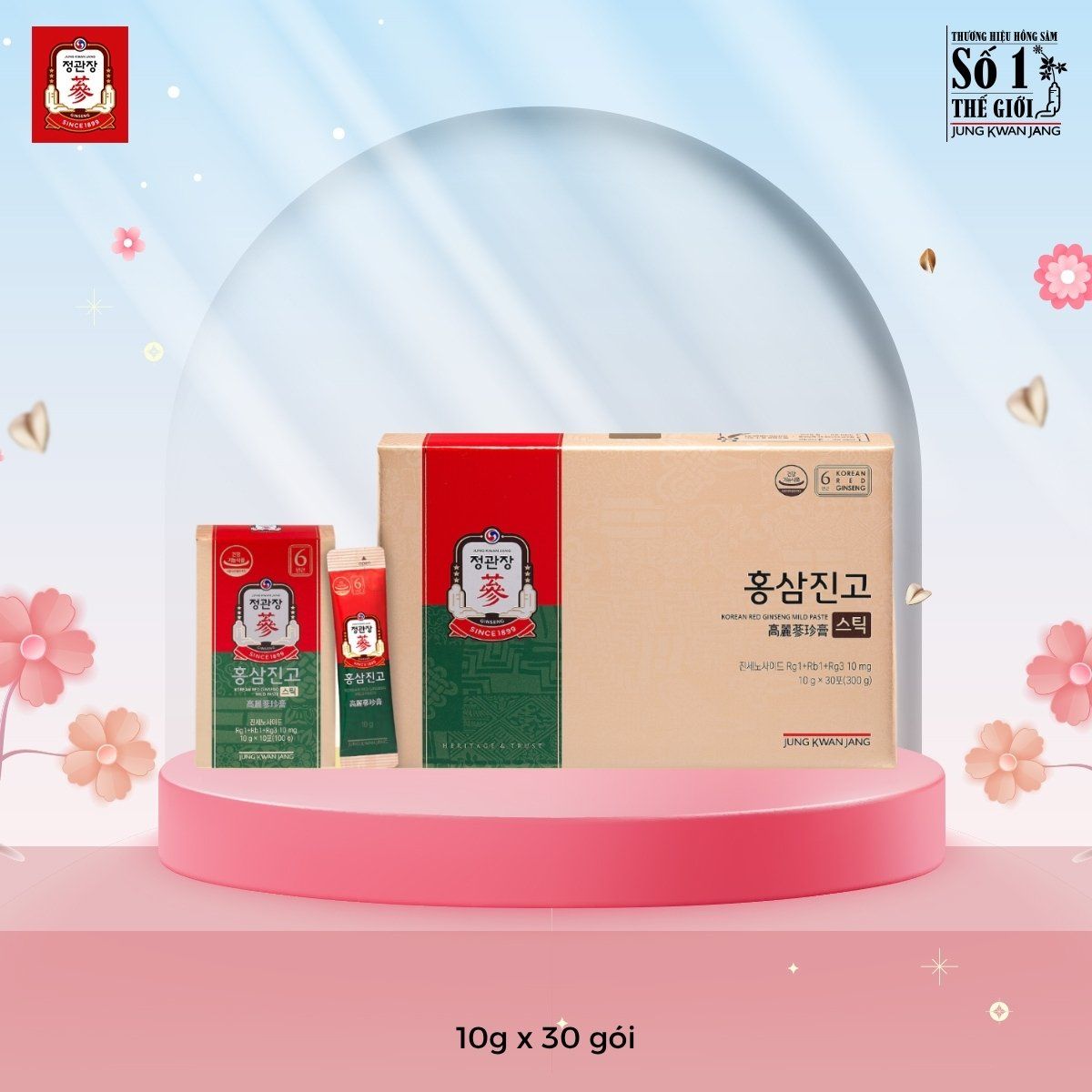 Người dùng sử dụng tinh chất hồng sâm mật ong KGC với vị dễ uống