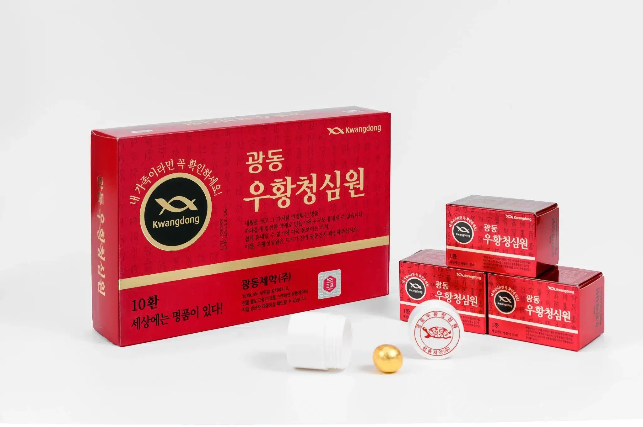 An Cung Ngưu Hoàn KWANGDONG nội địa Hàn Quốc hộp 10 viên chính hãng