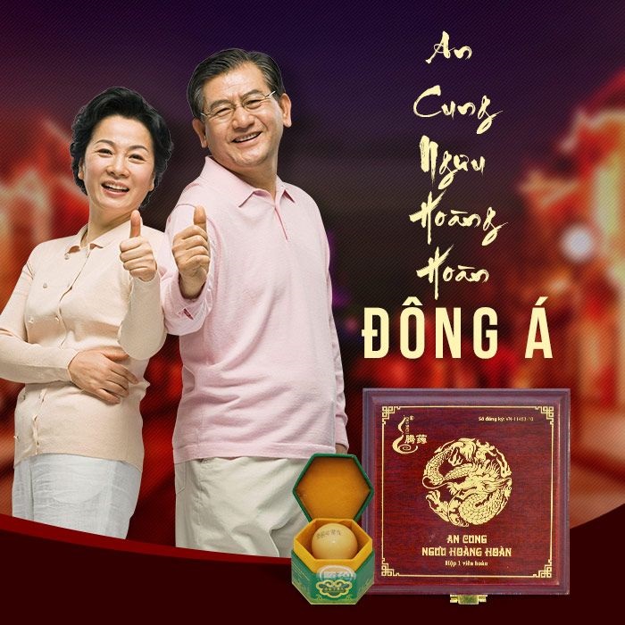 An Cung Ngưu Hoàng Hoàn Đông Á hộp gỗ chính hãng