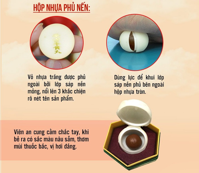 An Cung Ngưu Hoàng Hoàn gấm xanh tại Liên Hoàng Gia