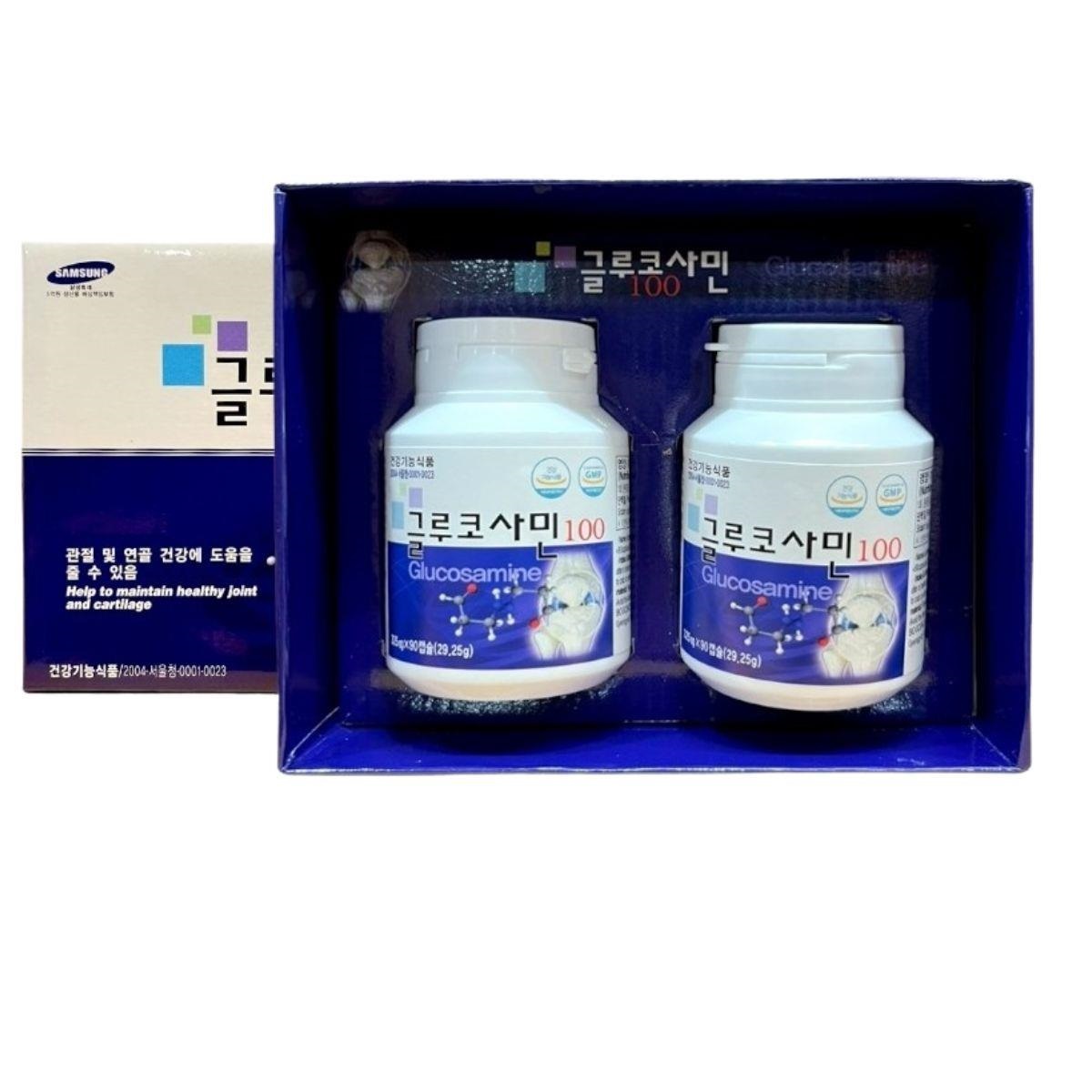 Quy cách đóng gói 180 viên của Glucosamin Bio Apgold nội địa Hàn