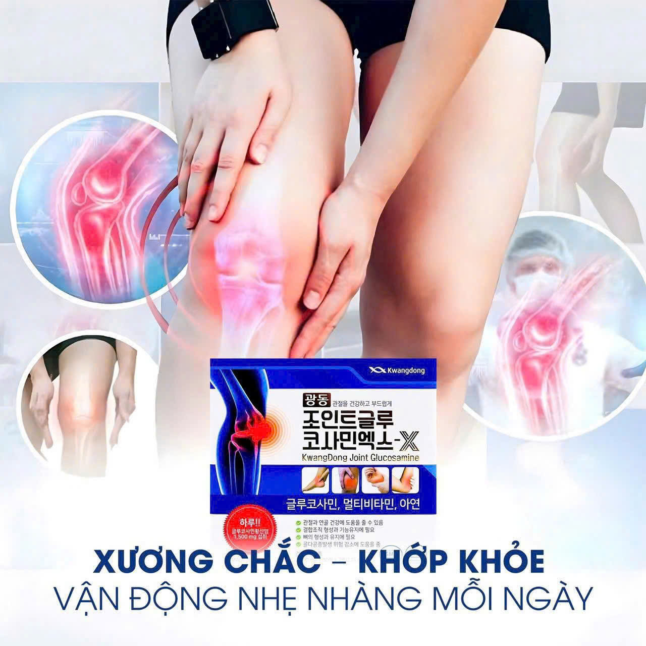 Hình ảnh cam kết mua Glucosamin Kwangdong uy tín tại cửa hàng