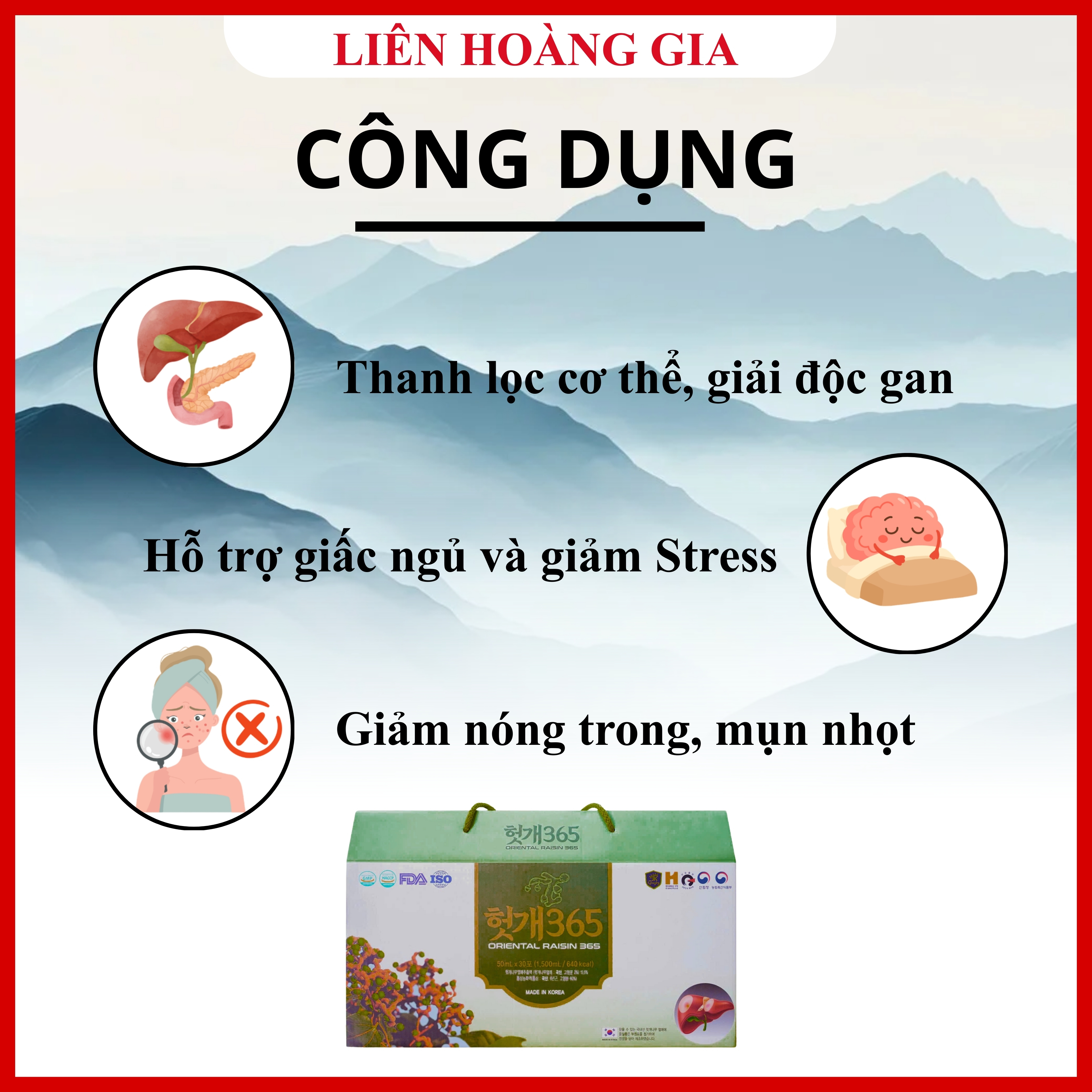 Công dụng giải độc rượu bia và bảo vệ gan của nước nho khô phương đông