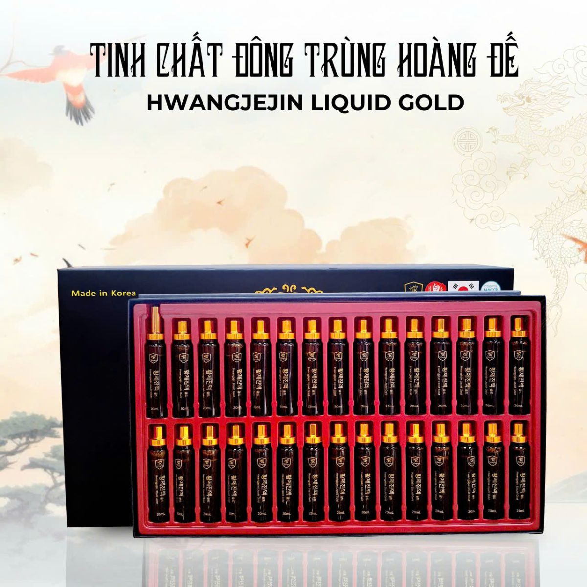 Đông Trùng Hạ Thảo Hwangjejin Liquid Gold Hàn Quốc