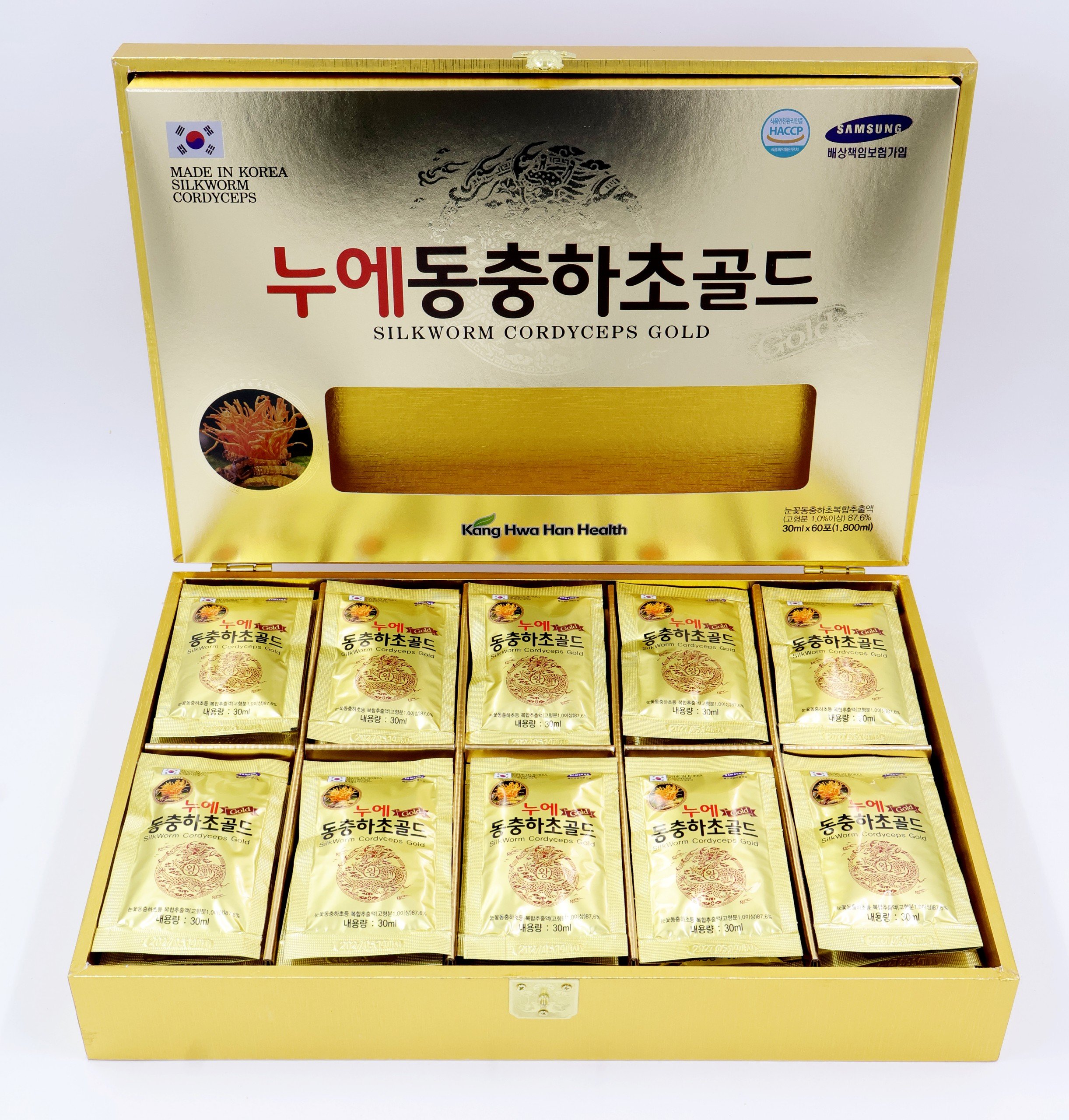 Nước đông trùng hạ thảo Gold King giúp tăng cường sức khỏe tổng thể