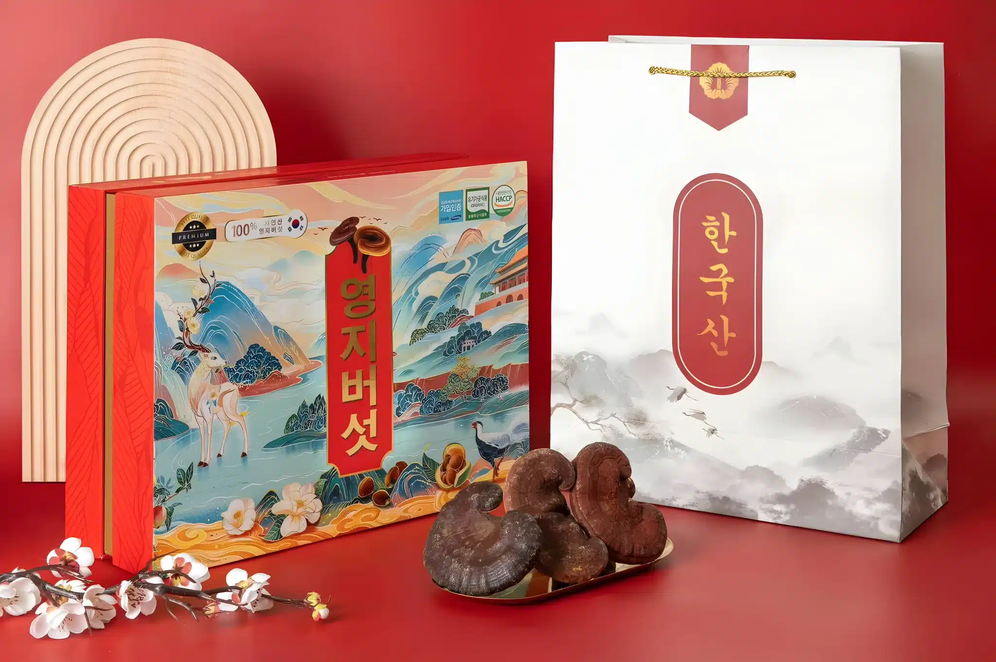 Quà biếu Nấm Linh Chi Tiến Vua cao cấp