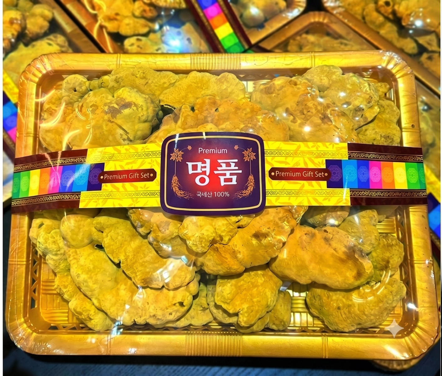 Nấm Thượng Hoàng đóng khay Premium 500g chính hãng Hàn Quốc