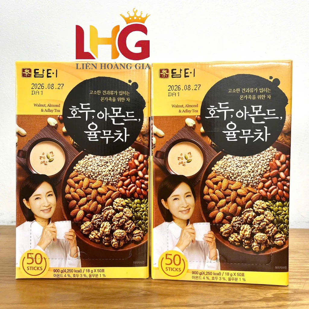 Bột ngũ cốc 5 loại hạt Damtuh Hàn Quốc chính hãng hộp 50 gói