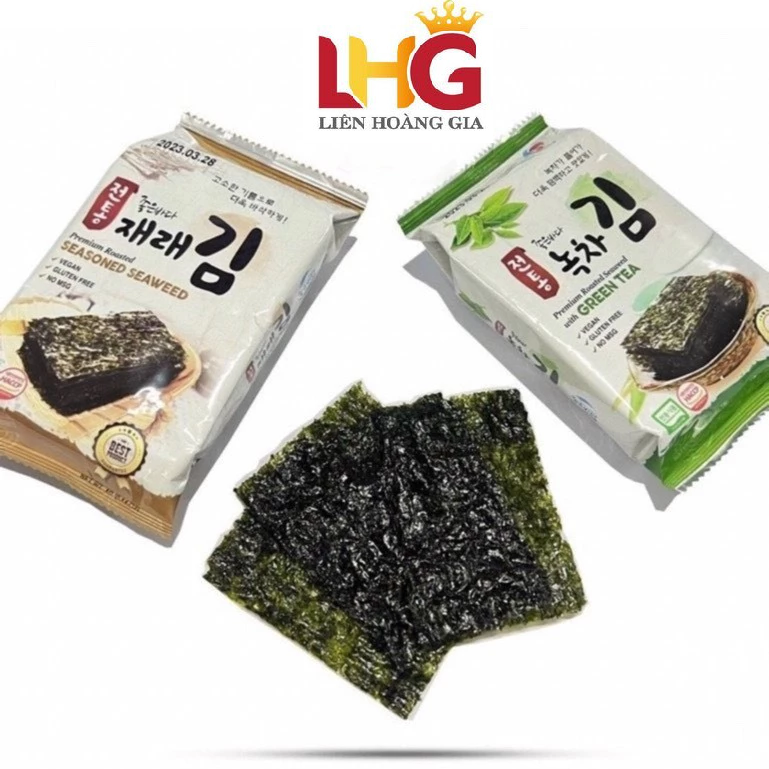 Rong biển KFish vị trà xanh giàu khoáng chất và vitamin