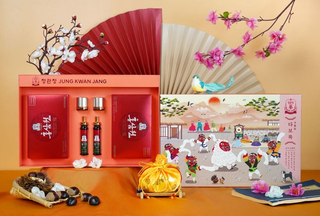 Nước hồng sâm Won KGC 70ml trong bộ quà tặng An Khang Vĩnh Ninh