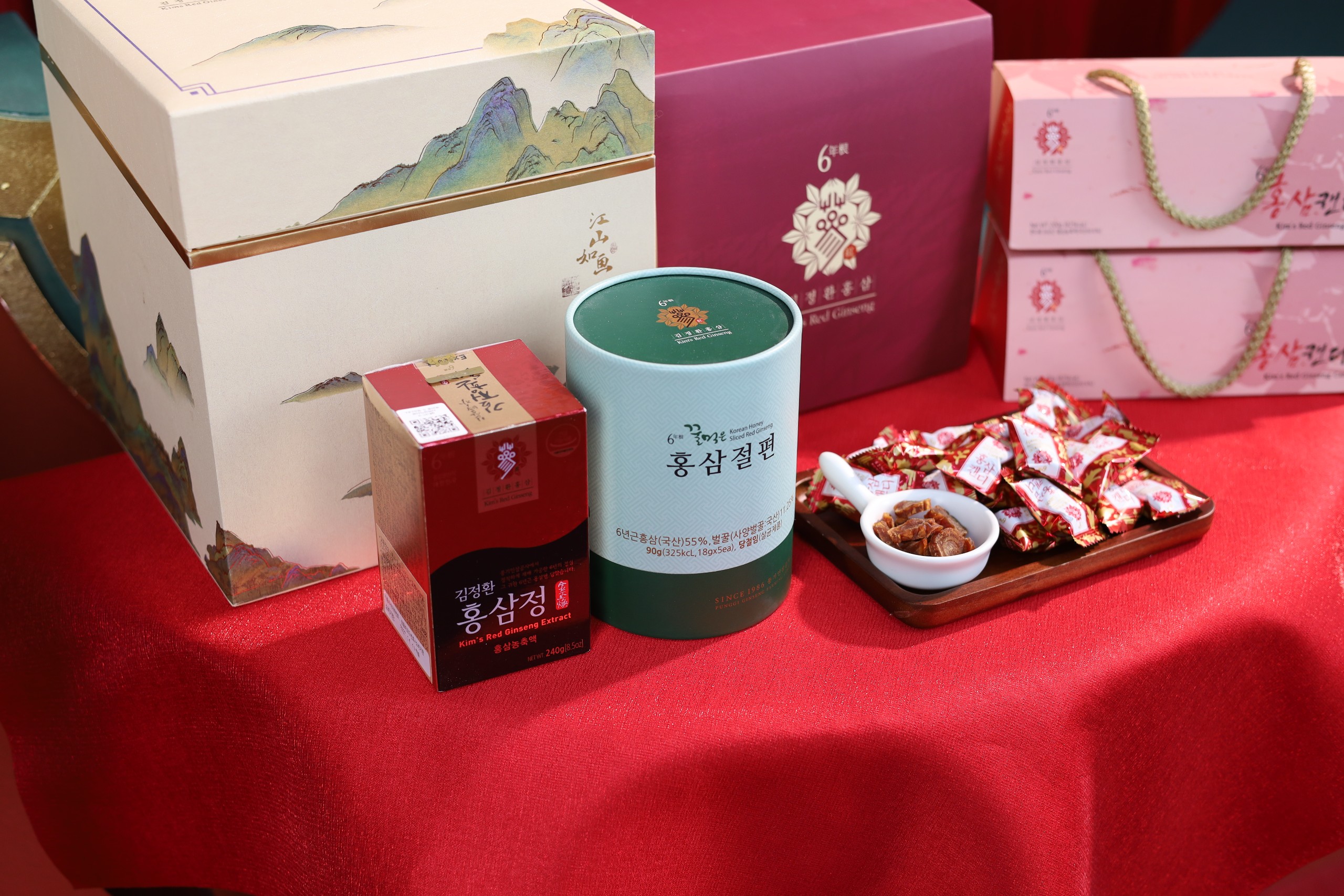 Hồng sâm lát tẩm mật ong rừng 6 năm tuổi vùng Punggi