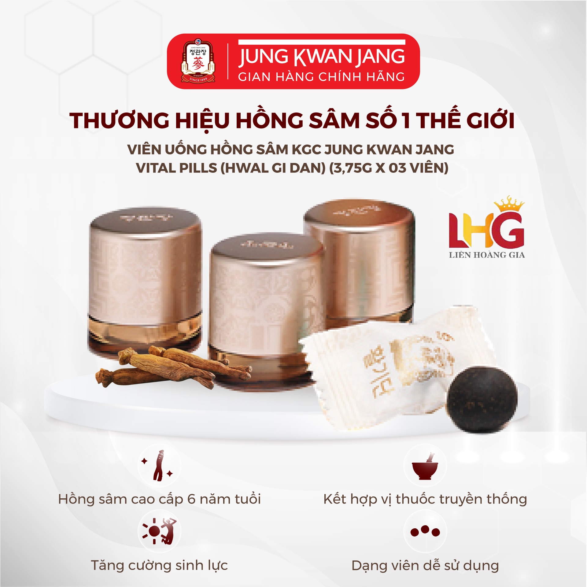 Chiết xuất hồng sâm Everytime Balance KGC dạng gói nước tiện lợi